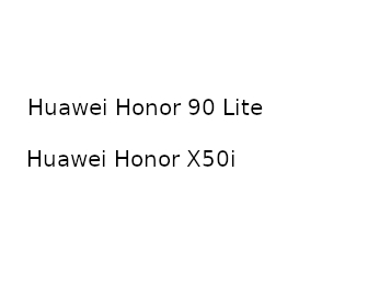 Huawei Honor 90 Lite / Huawei Honor X50i